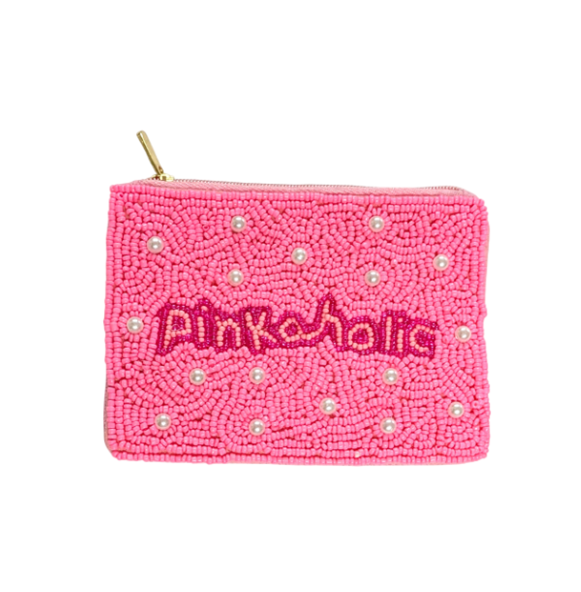 Pinkaholic Beaded Coin Purse