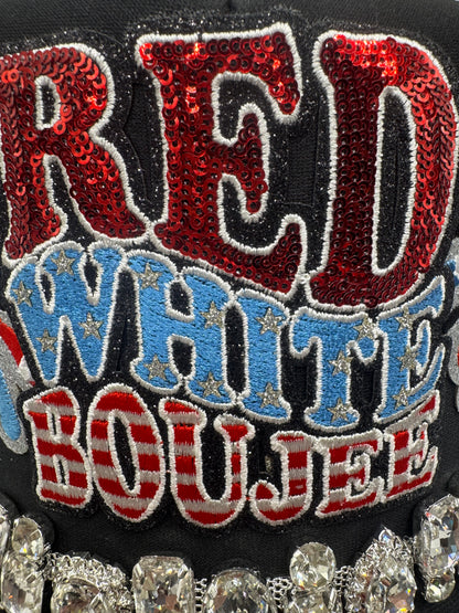Red, White & Boujee Trucker Hat 🇺🇸✨